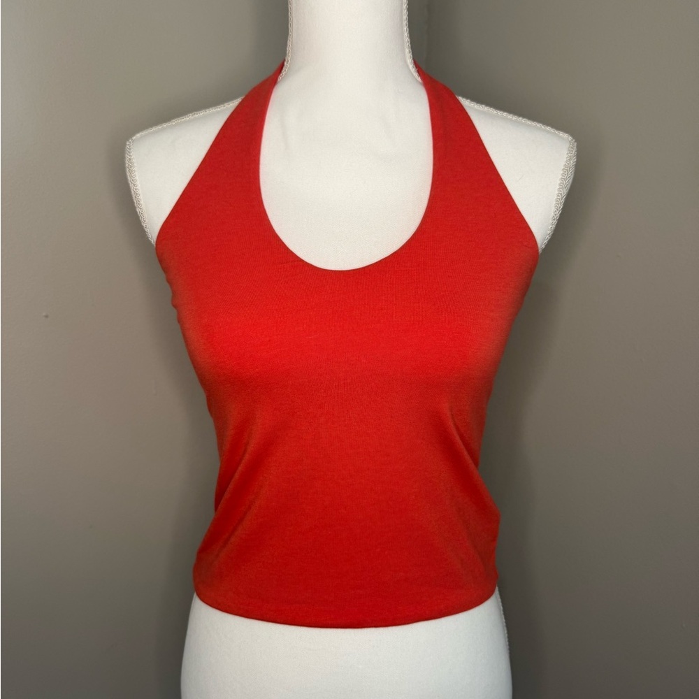 Cotton On Vibrant Red and Crisp White Tee